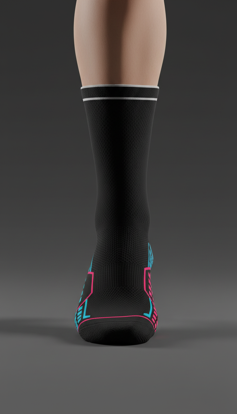 Pro Grip Blackout Sock Pure Schwarz
